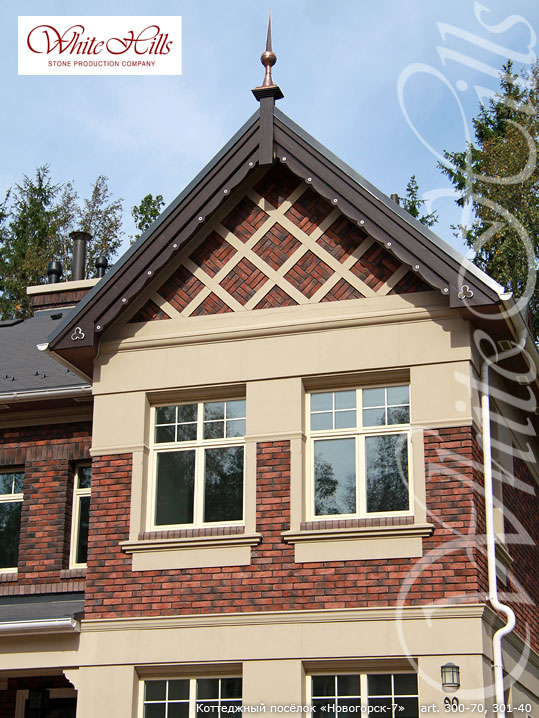 Облицовочный камень White Hills, Лондон Брик, цвет 301-40