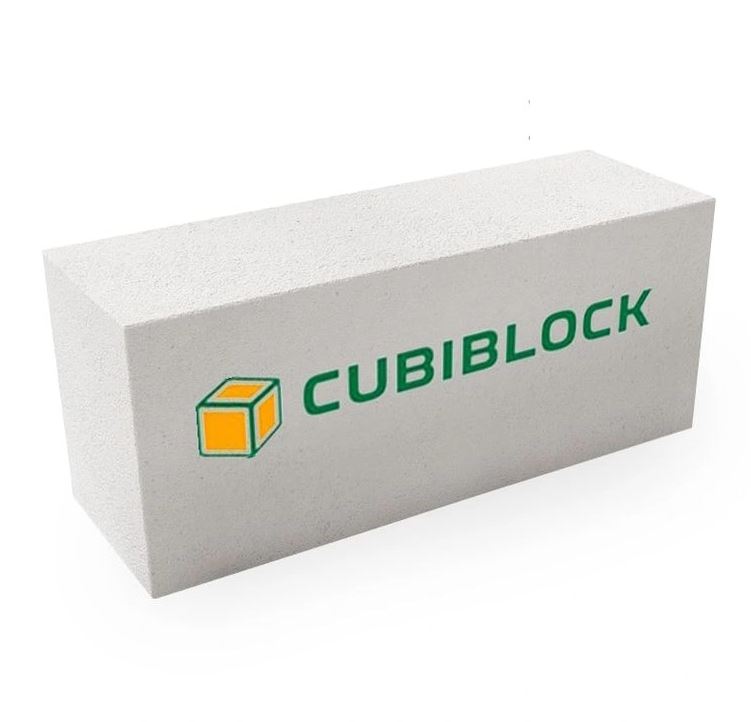 Газобетонный блок CUBIBLOCK D600 B3,5 F100 625х200х400 ровный