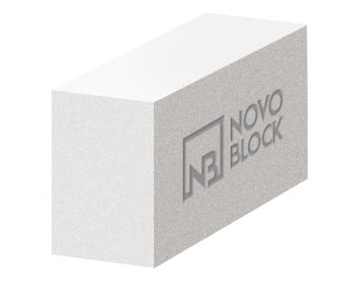 Блок газобетонный стеновой D600 NOVOBLOCK B3,5 625х400х250мм