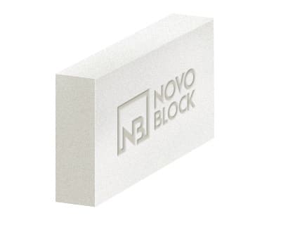 Блок газобетонный стеновой D500 NOVOBLOCK B2,5 625х125х250мм