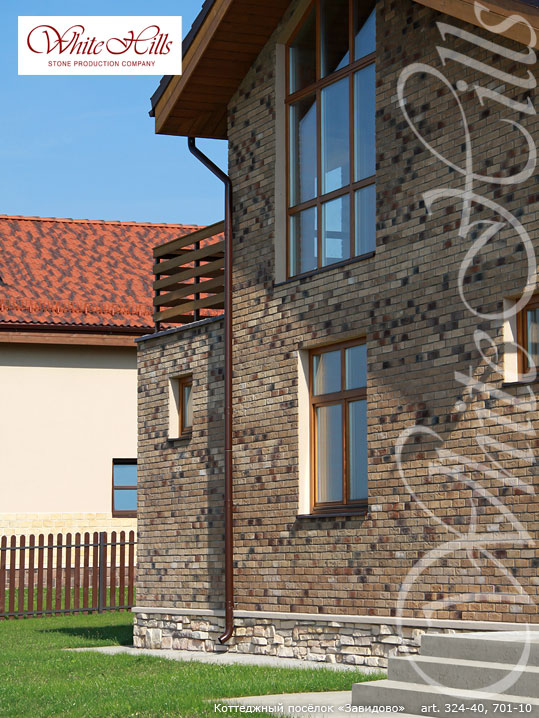 Облицовочный камень White Hills, Кельн Брик, цвет 324-40